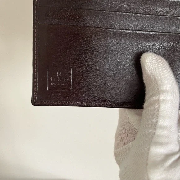 Vintage Fendi FF Zucca Bifold Wallet EUC Authenticity Guaranteed Wallets